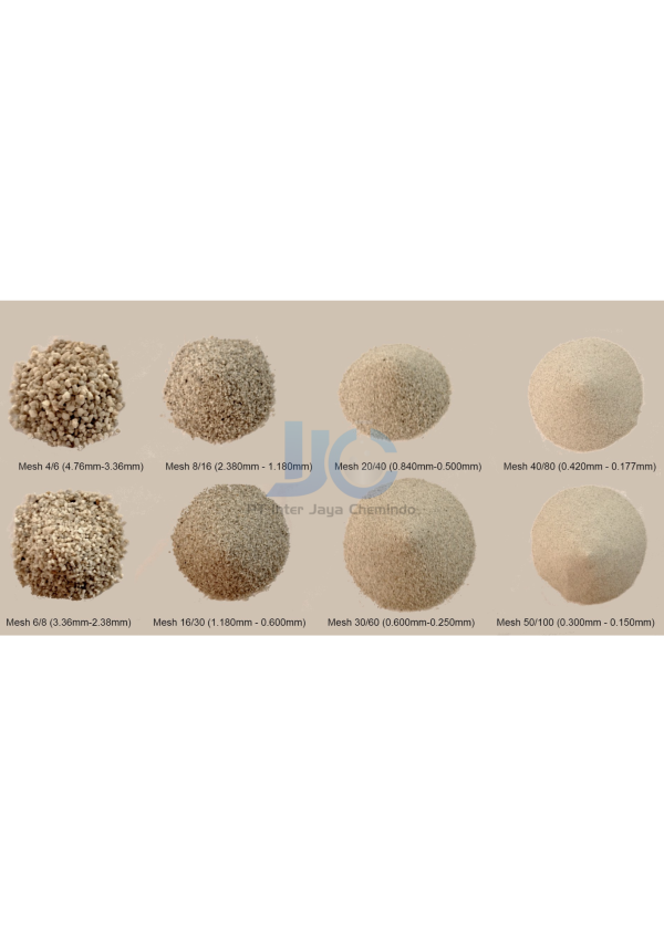 silica sand